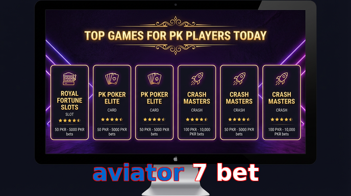Payment and PKR controls in Aviator 7 Bet