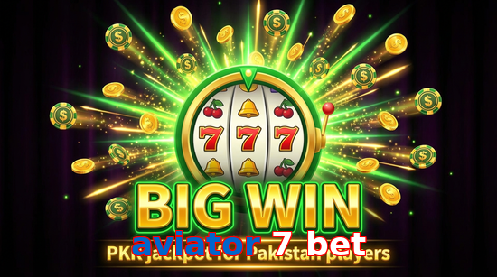 Big win animation on Aviator 7 Bet slot game
